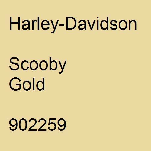 Harley-Davidson, Scooby Gold, 902259.